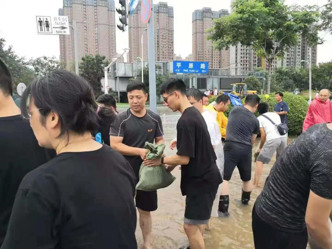 防汛救灾——网投钢结构建设公司在行动